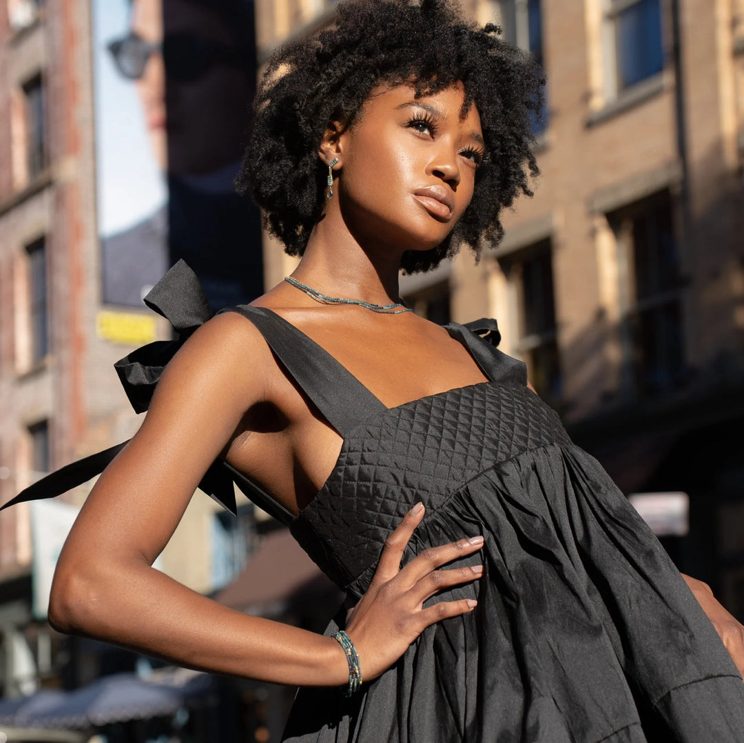 NECKLACE TRIO GREEN SAPPHIRES #78319