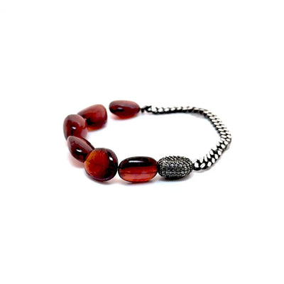 BRACELET DOUBLE EDGE GARNET #78320