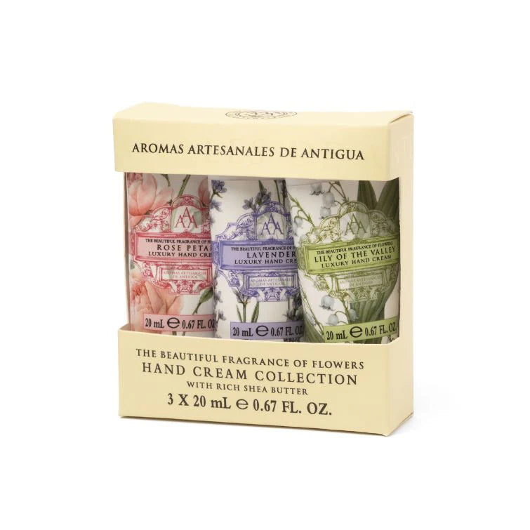 HAND CREAM ROSE/LAVENDER/LILY GIFT SET #78334
