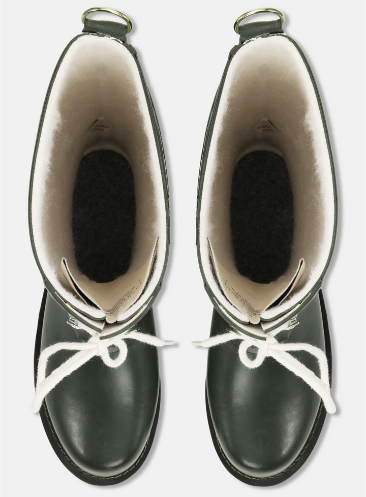 RUBBER BOOT KNEE HIGH ARMY