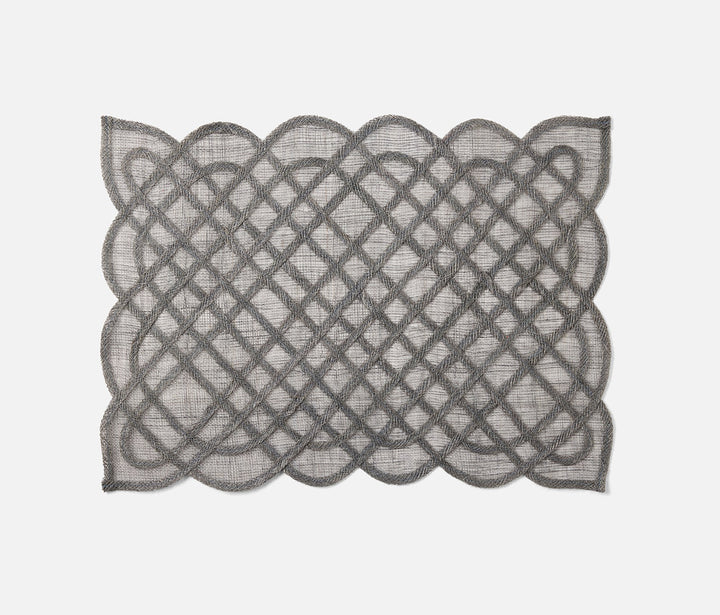 PLACEMAT TITANIUM ABACA