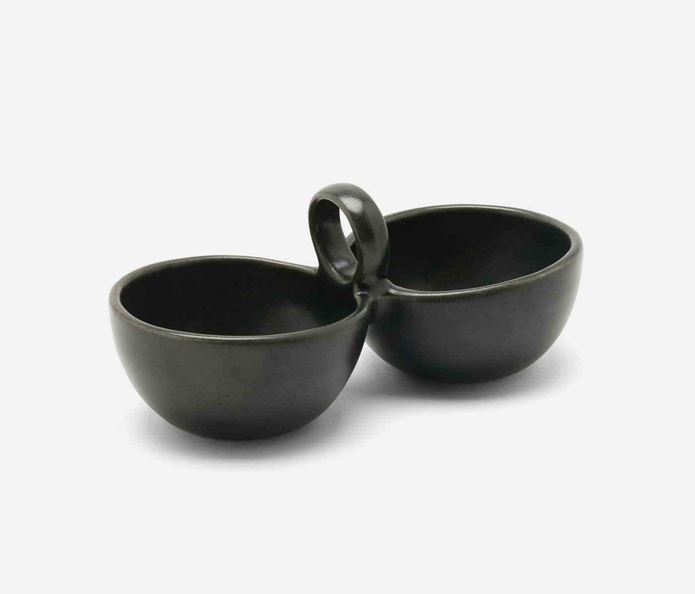 SET/2 SNACK BOWL BLACK GLAZE #78654