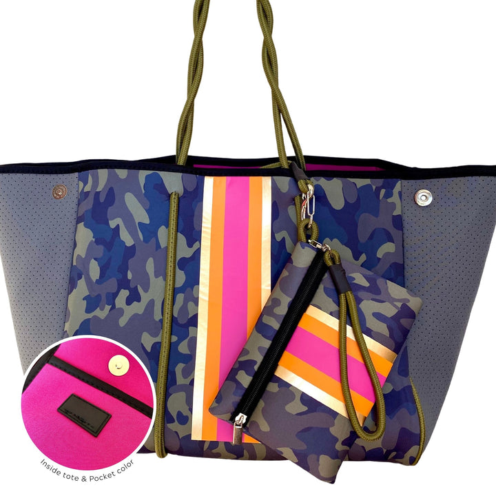 TOTE BAG PINK/TANGERINE #78696