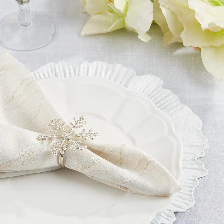 NAPKIN RING FROSTED SPARKLE