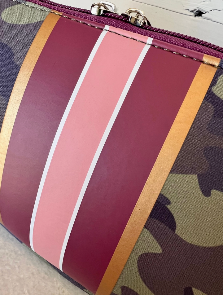 TOTE BAG KHAKI/BLUSH #78701