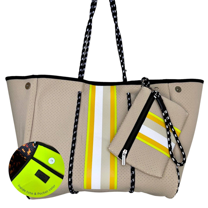 TOTE BAG NEON & YELLOW #78707