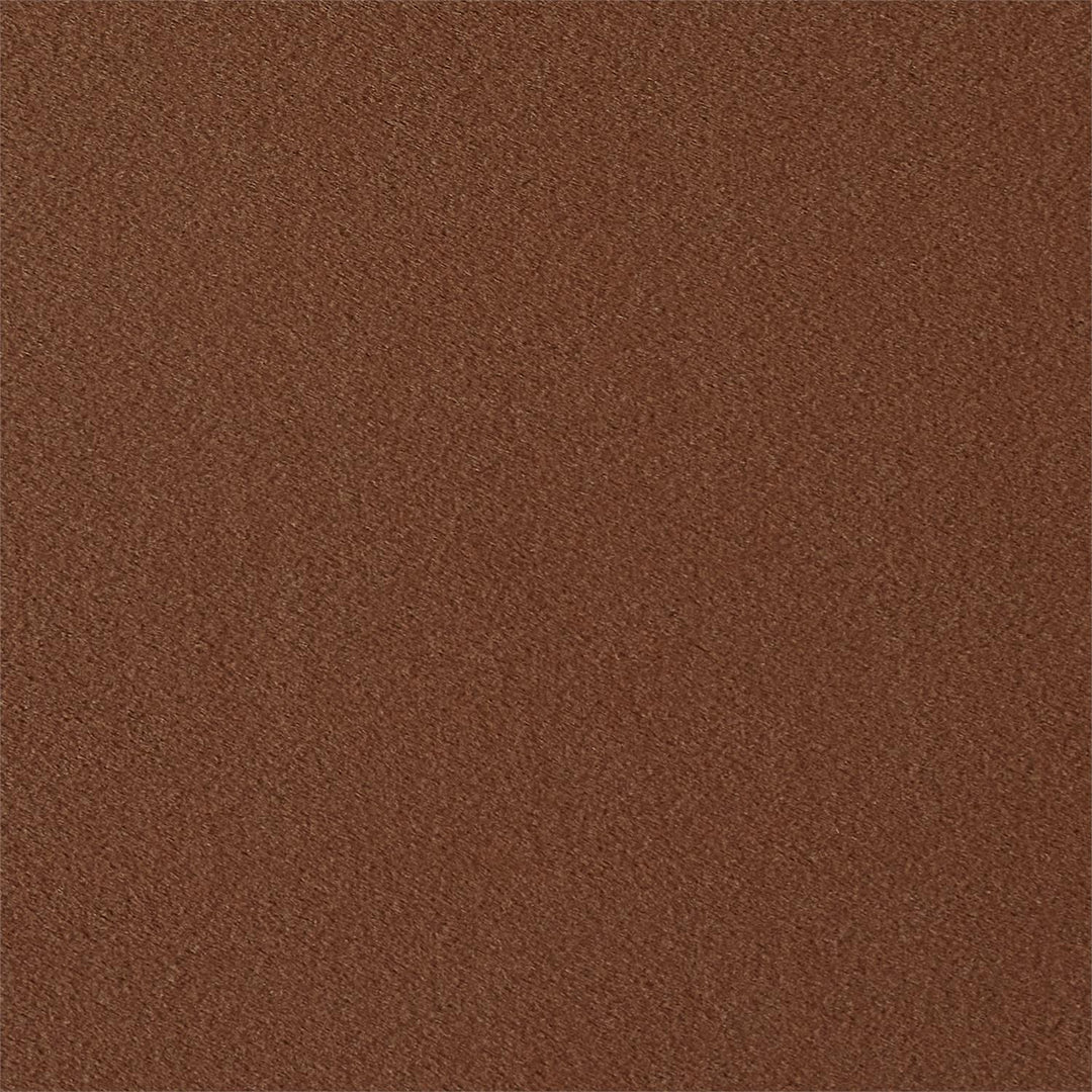 OTTOMAN RD UPH VELVET ORANGE RUST #78724