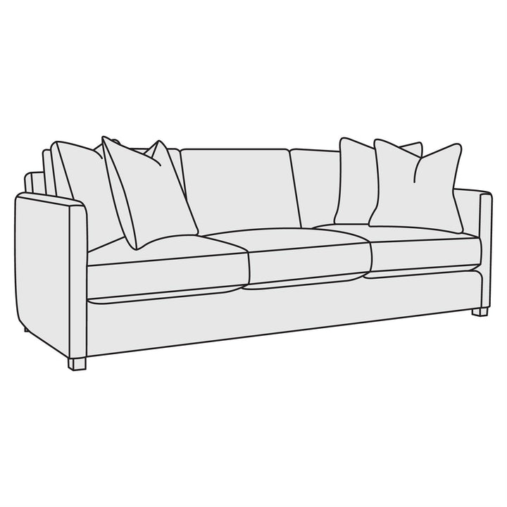 SOFA 3 OVER 3 WHITE CREAM #78726