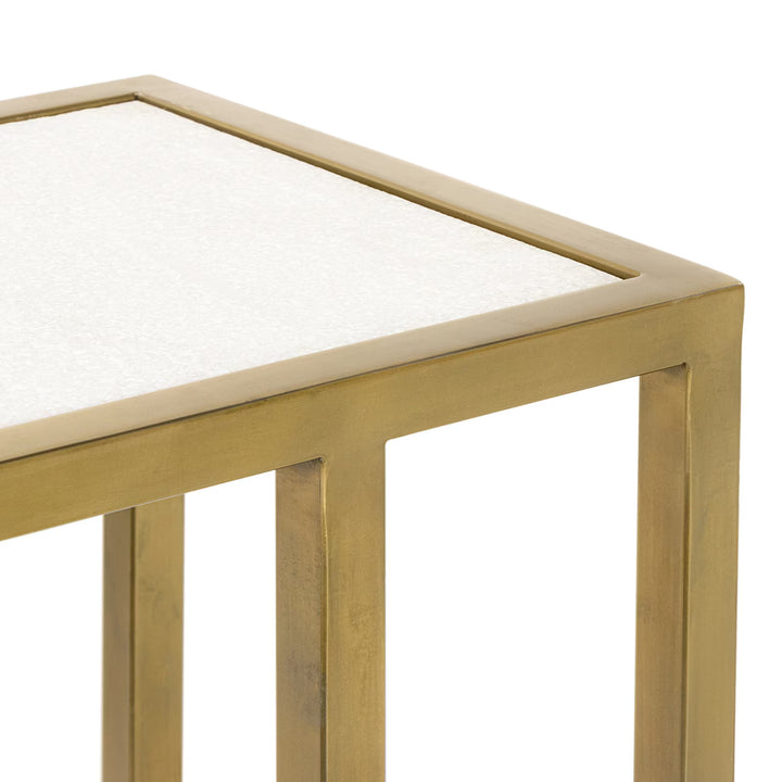 TABLE SOFA HUGGER NATURAL BRASS #78891