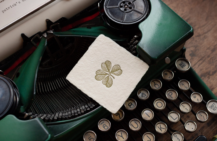 GREETING CARD "CLOVER" #78909