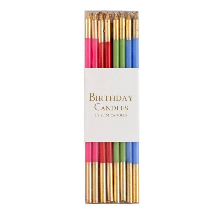 CANDLES BIRTHDAY MIX SLIM #78927