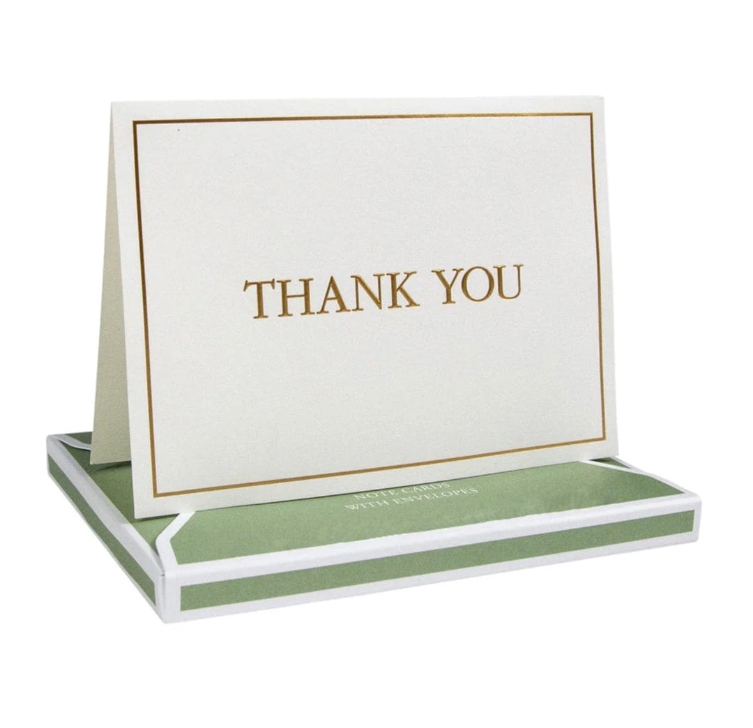 NOTES THANK YOU GOLD EMBOSSED #78934