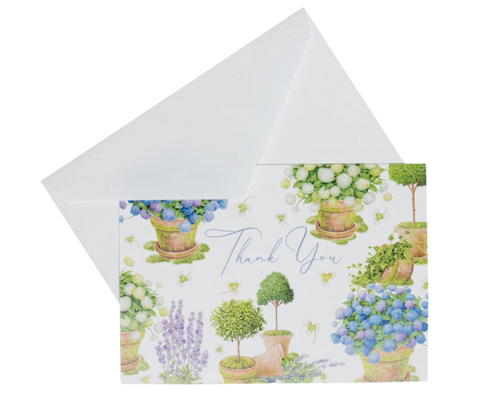 NOTES THANK YOU POTTED HYDRANGEAS #78936