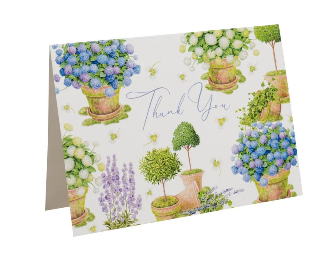 NOTES THANK YOU POTTED HYDRANGEAS #78936