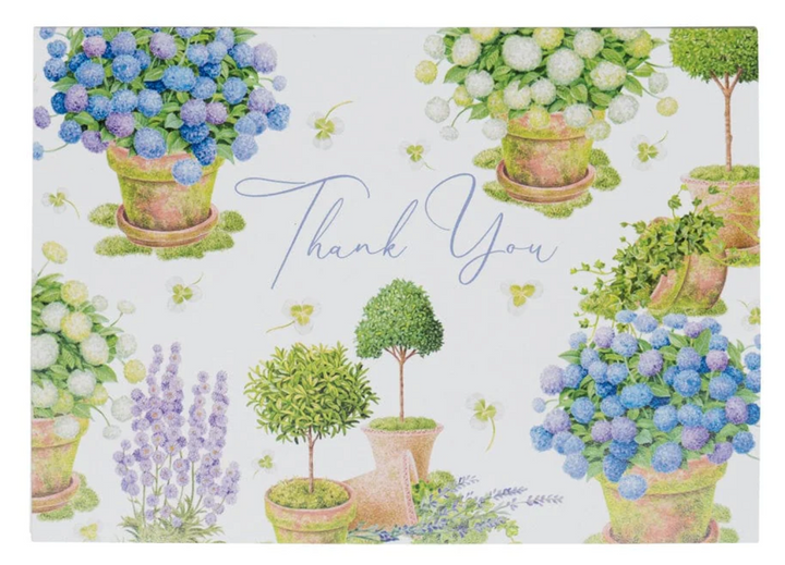 NOTES THANK YOU POTTED HYDRANGEAS #78936