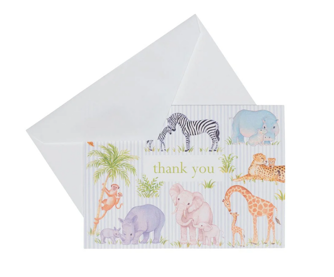 NOTES THANK YOU SAFARI BABY #78937