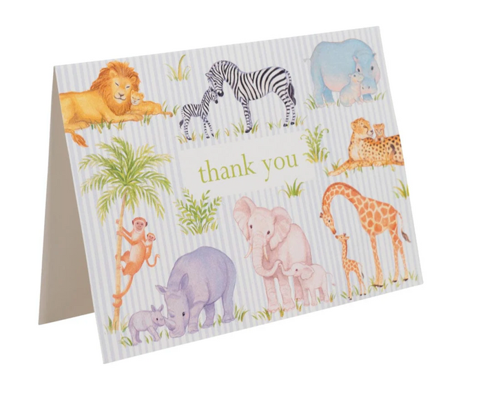 NOTES THANK YOU SAFARI BABY #78937