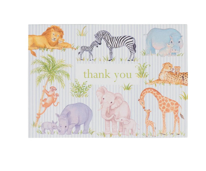 NOTES THANK YOU SAFARI BABY #78937