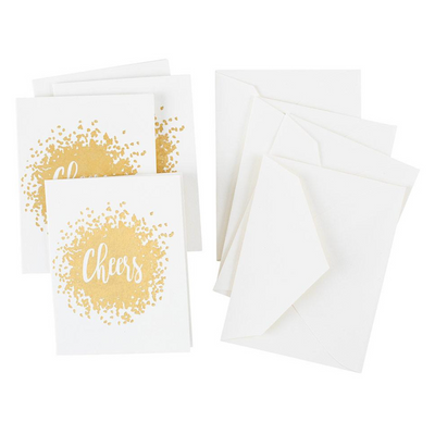 ENCLOSURE "CHEERS" GOLD FOIL #78940