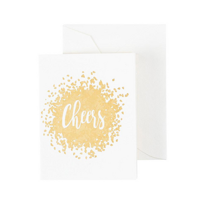 ENCLOSURE "CHEERS" GOLD FOIL #78940