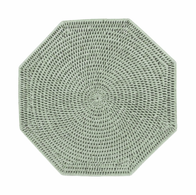 PLACEMAT RATTAN OCTAGONAL