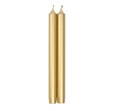 CANDLE SILVER SET OF 2