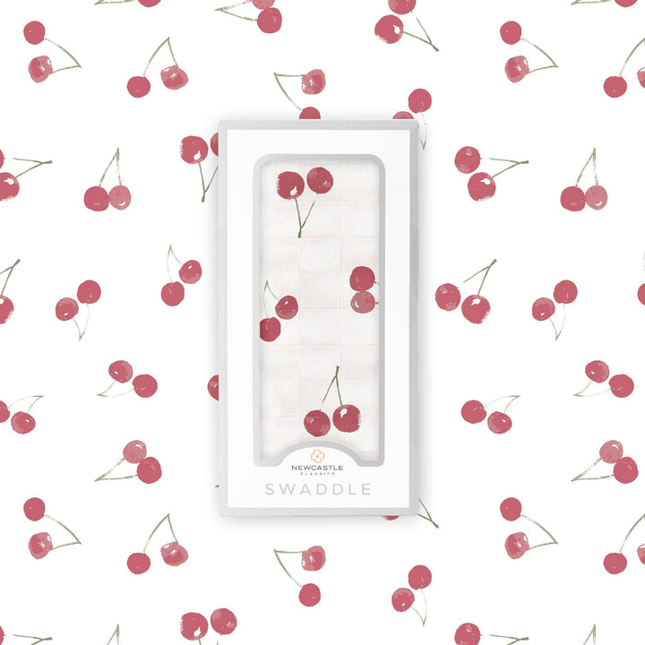 SWADDLE SWEETHEART CHERRY BAMBOO