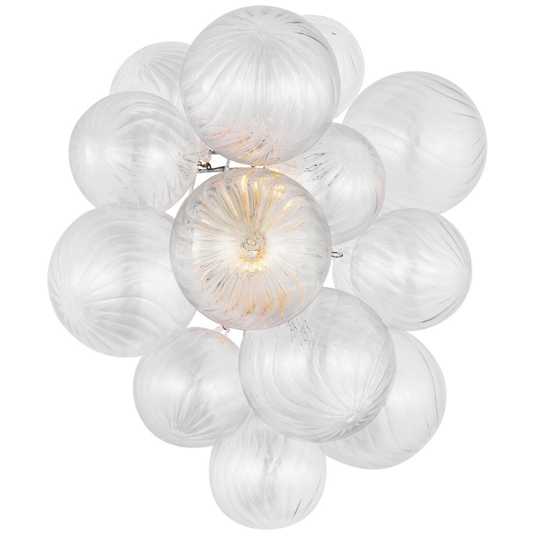 SCONCE TALIA WHITE MED #79052