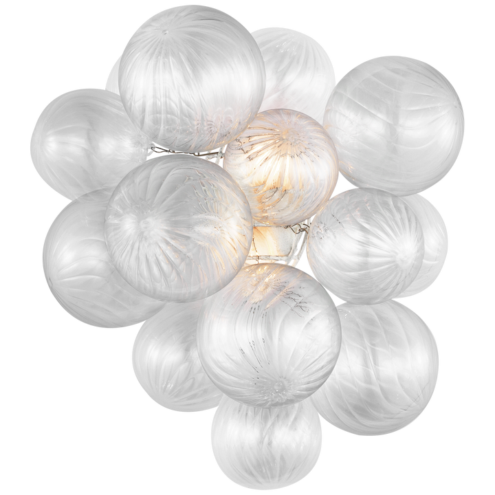 SCONCE TALIA WHITE MED #79052