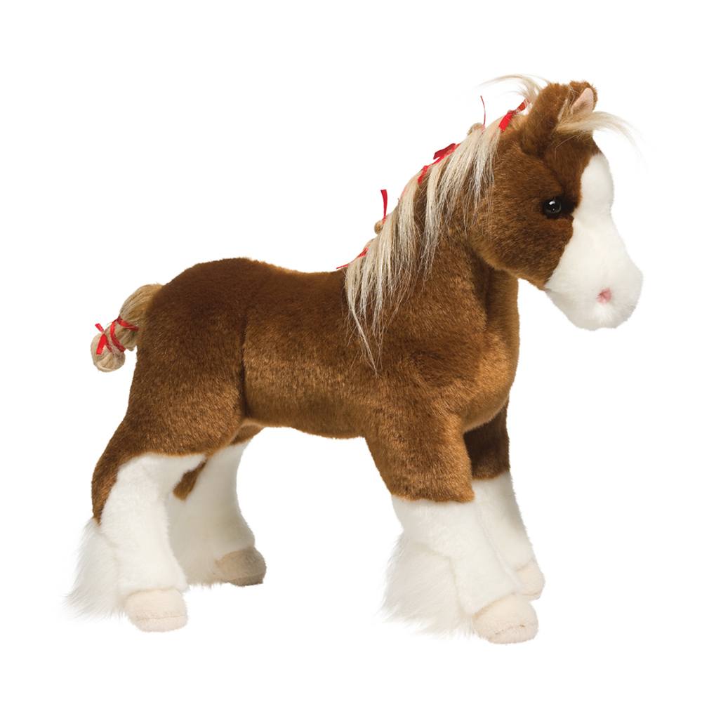 TOY CLYDESDALE HORSE SM #79111