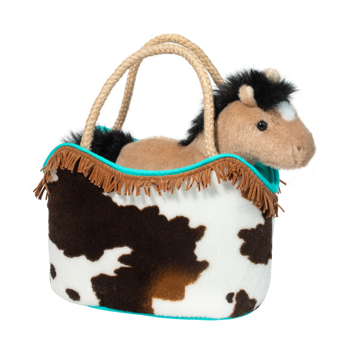 TOY BUCKSKIN HORSE IN SASSY SAK #79129