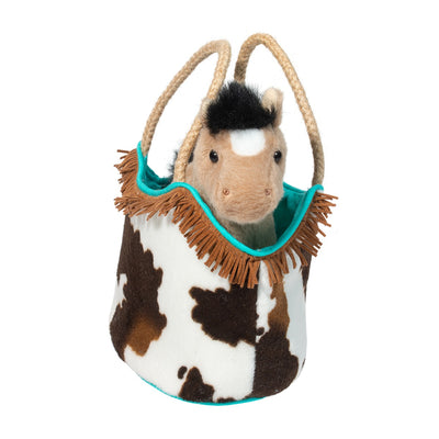 TOY BUCKSKIN HORSE IN SASSY SAK #79129