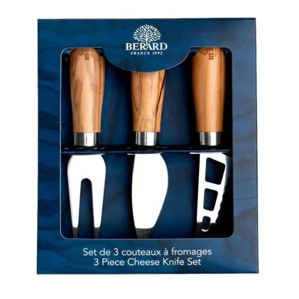 3PC CHEESTE SET OLIVE WOOD #77755