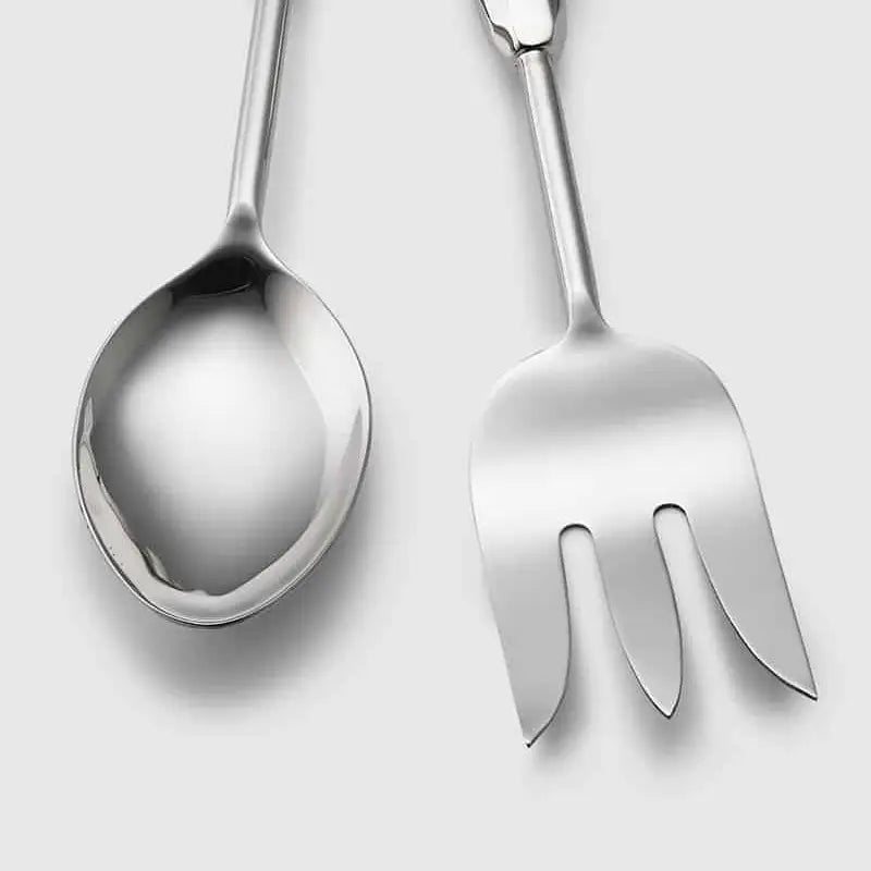 S/2 VEGETABLE SPOON & MEAT FORK