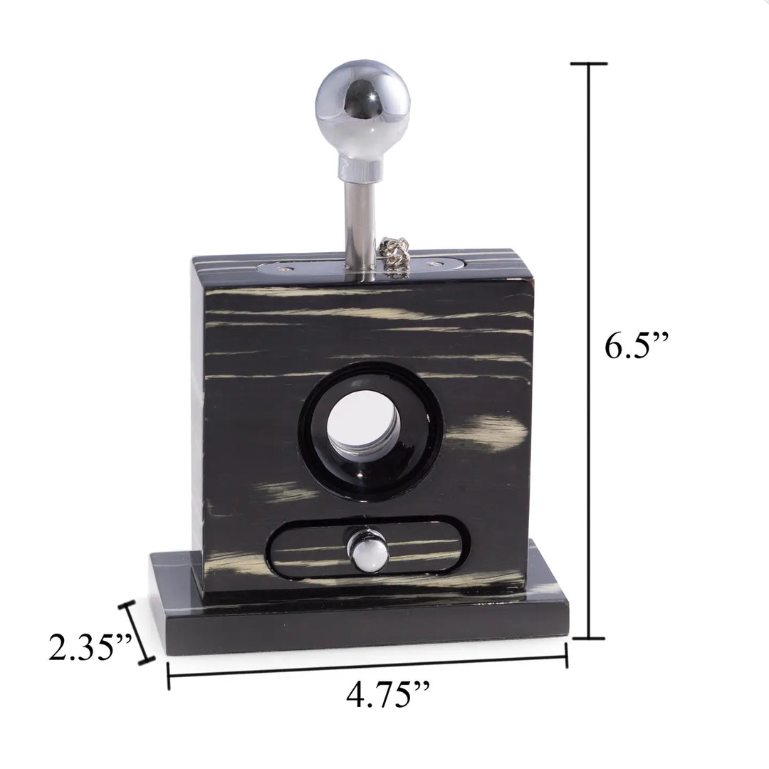 TOP CIGAR CUTTER EBONY