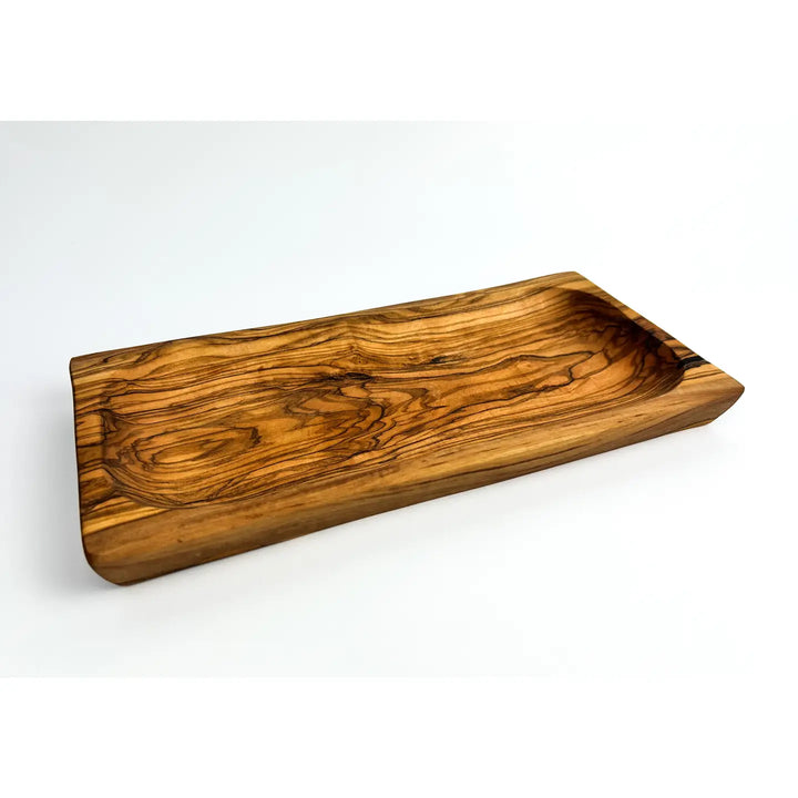 PLATE OLIVE WOOD RECTANGULAR