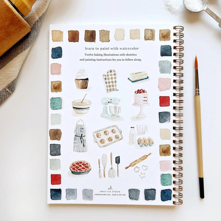WORKBOOK WATERCOLOR BAKING