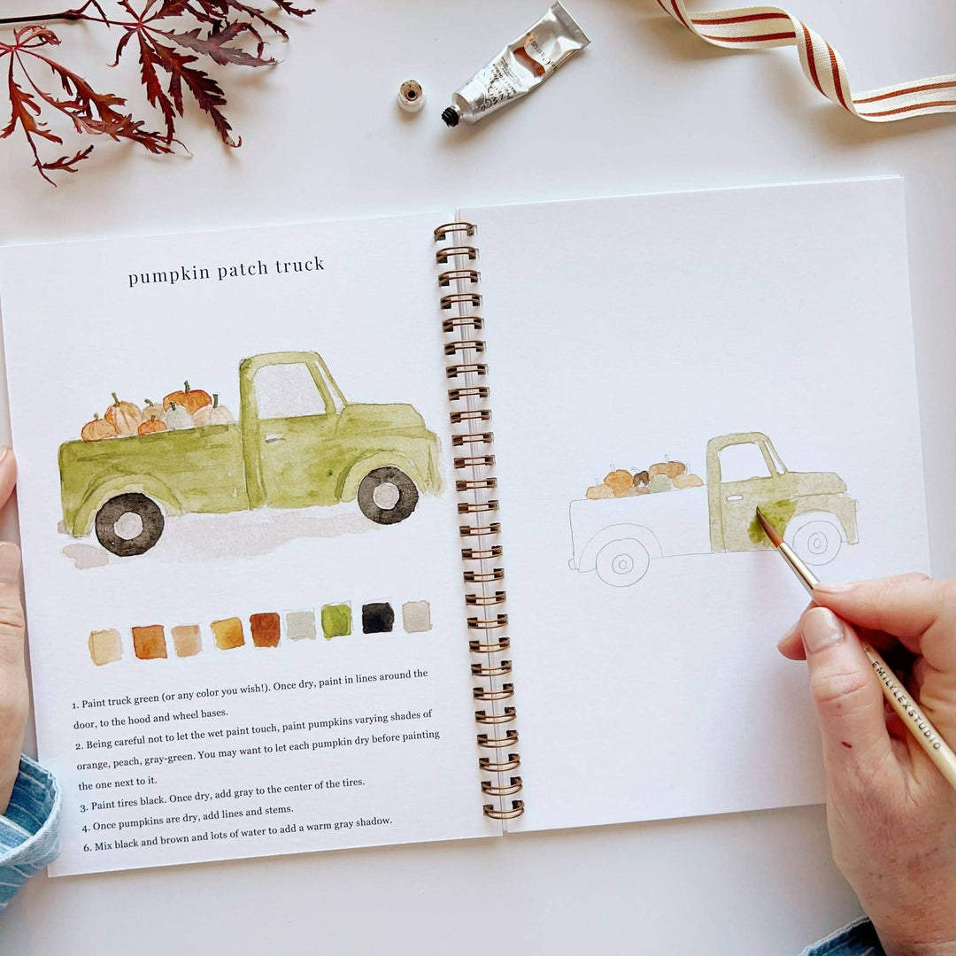 WORKBOOK WATERCOLOR AUTUMN