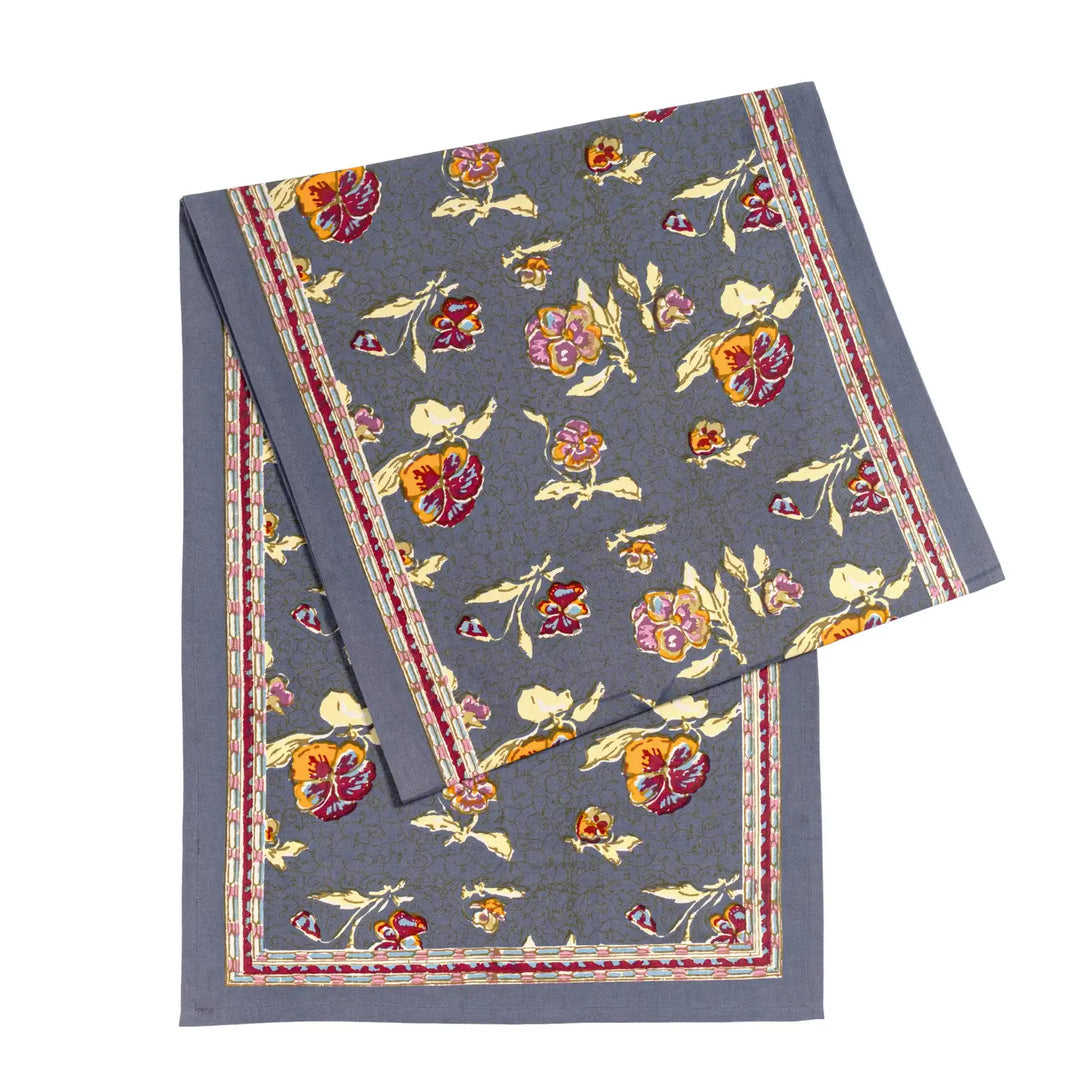 TABLE RUNNER RED&GREY