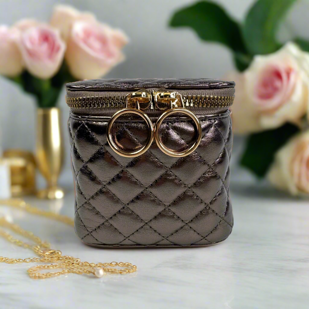 JEWELRY CASE TRAIN BRONZE