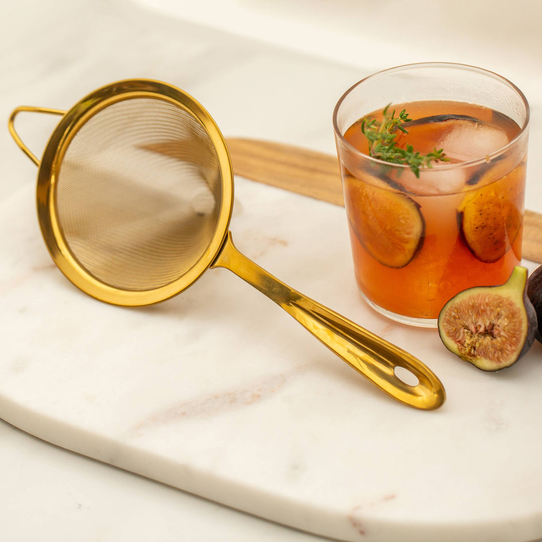 COCKTAIL STRAINER GOLD