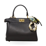 CROSSBODY BAG GENUINE ITALIAN LEATHER HANDLE BOWKNOT