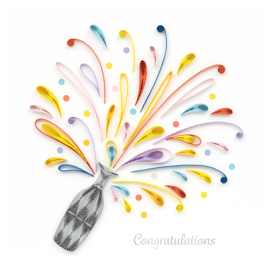 BIRTHDAY GREETING CARD "CELEBRATION CONGRATS"