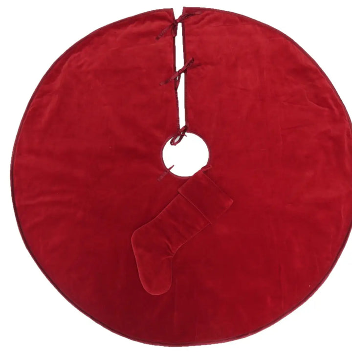 TREE SKIRT CLASSIC VELVET RED