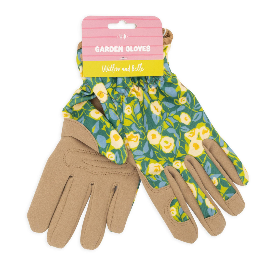 GARDENING GLOVES ABSTRACT FLORAL