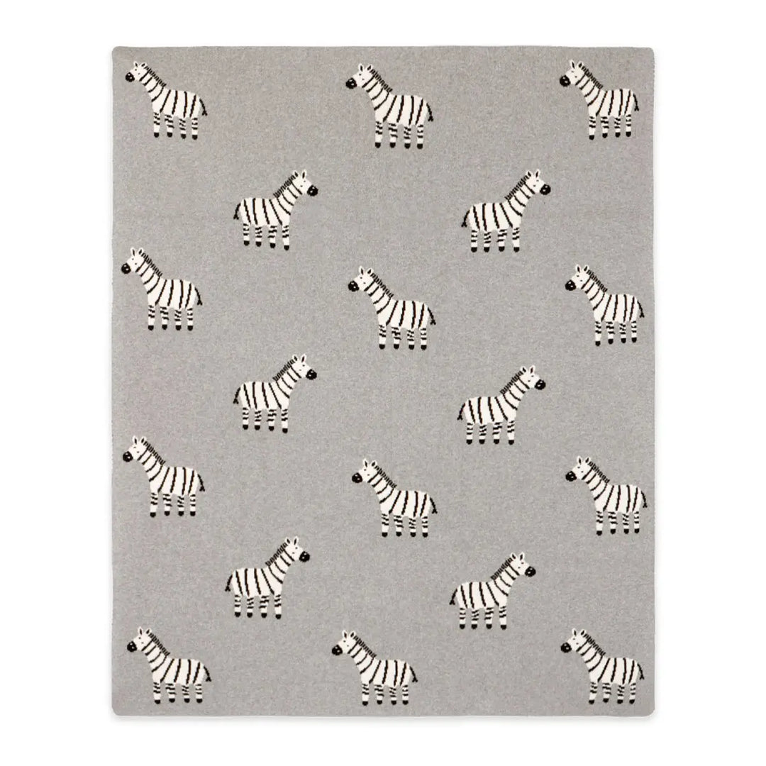 BLANKET ZEBRA JACQUARD