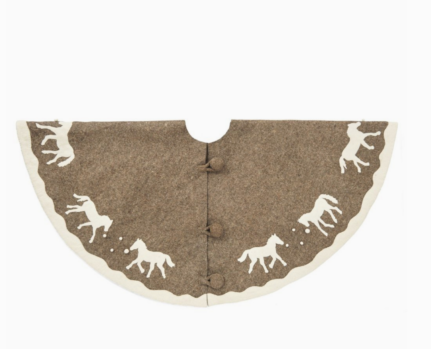 TREE SKIRT CHRISTMAS HORSE