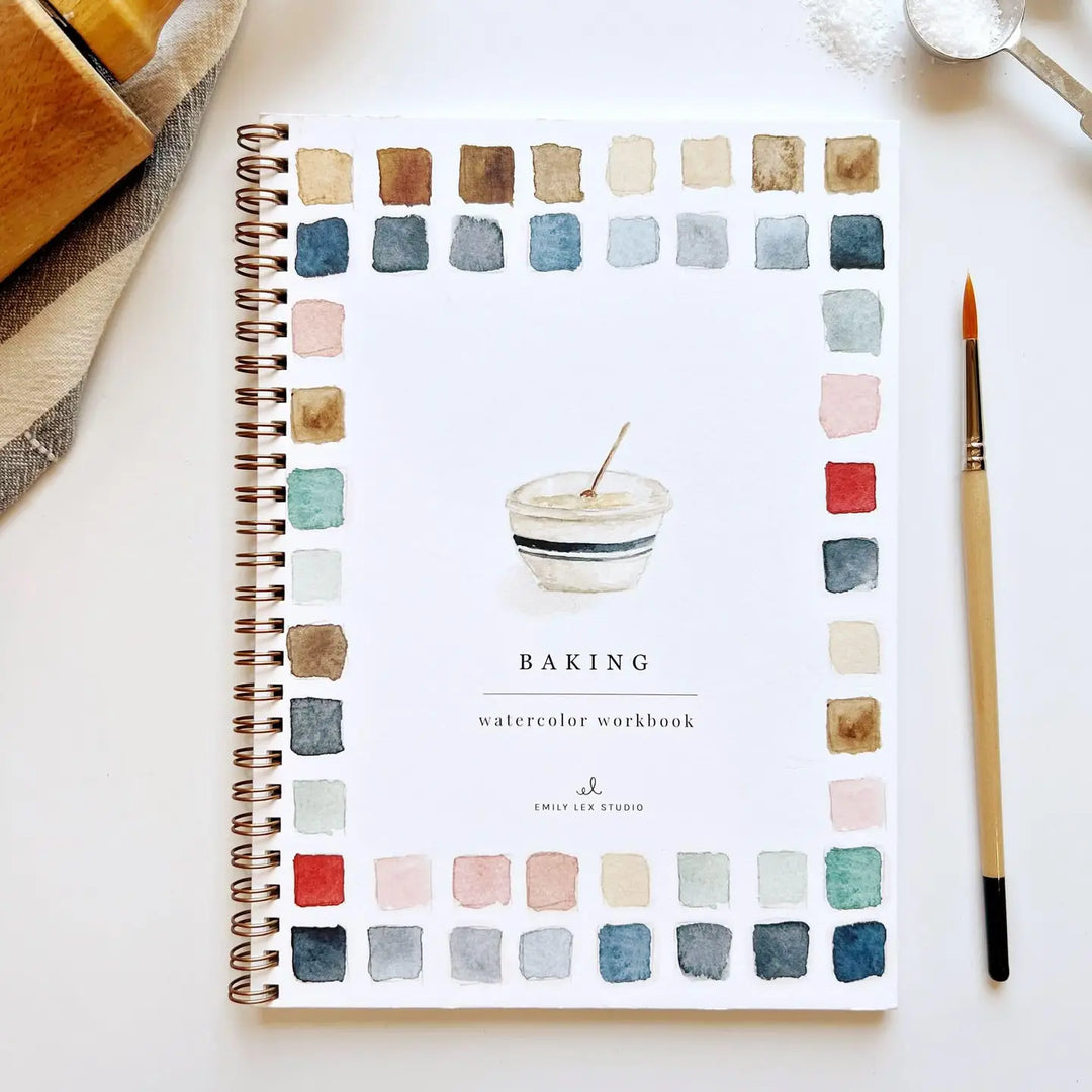 WORKBOOK WATERCOLOR BAKING