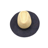 STRAW HAT PANAMA TWO TONE NATURAL/BLACK (NRD)