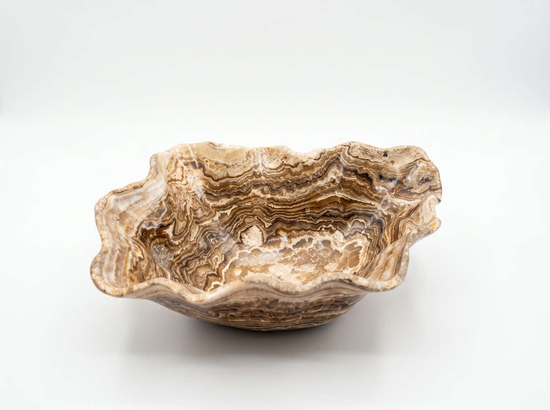 BOWL ONYX AMBER 20.7L 15W 8H